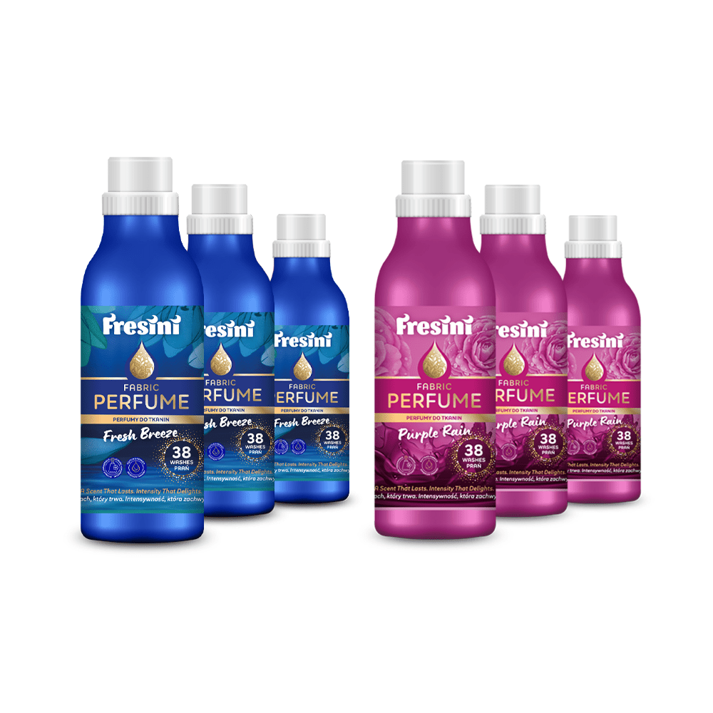 Fresini 6x Mosóparfüm Szett – Purple Rain + Fresh Breeze (3.333Ft/üveg) - Gangstar Fashion