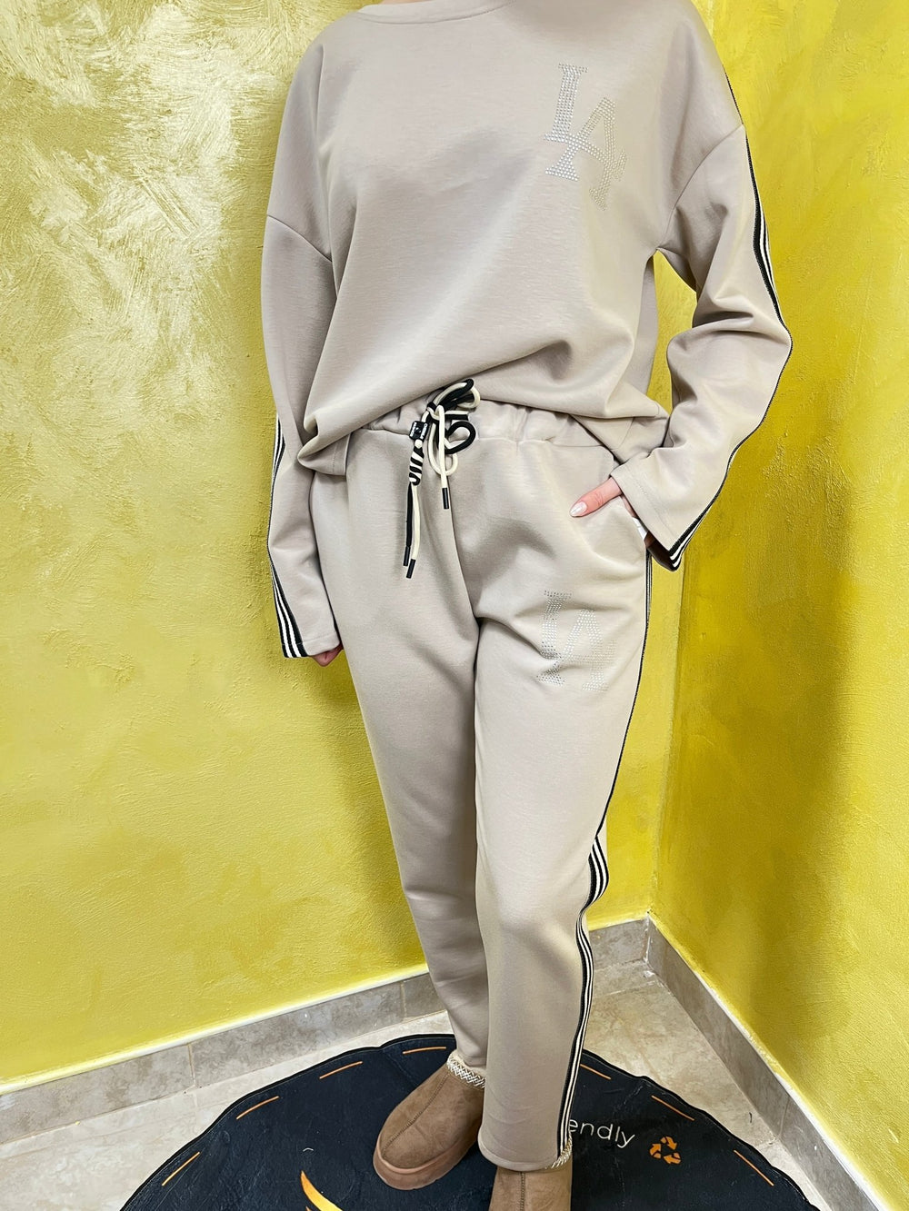 Gangstar Fashion Cosy Chic melegítõszett Bézs - Gangstar Fashion